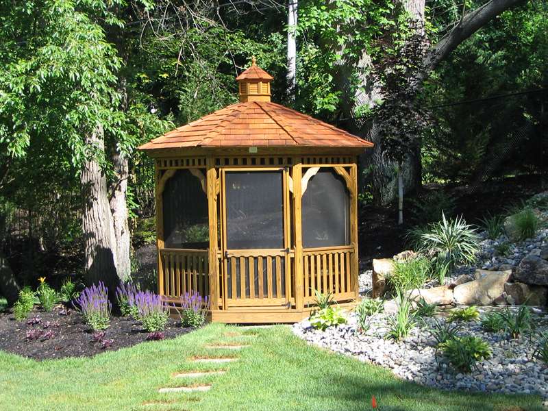 10' Wood Octagon Gazebo