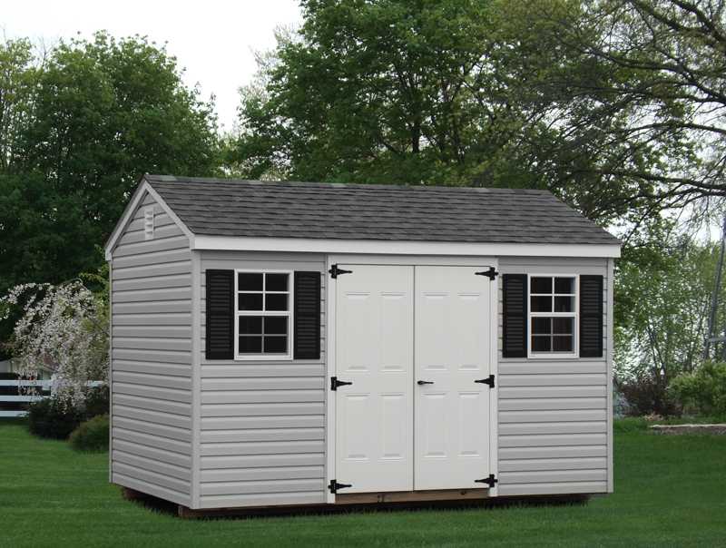 8x12 Workshop Shed with Vinyl Siding