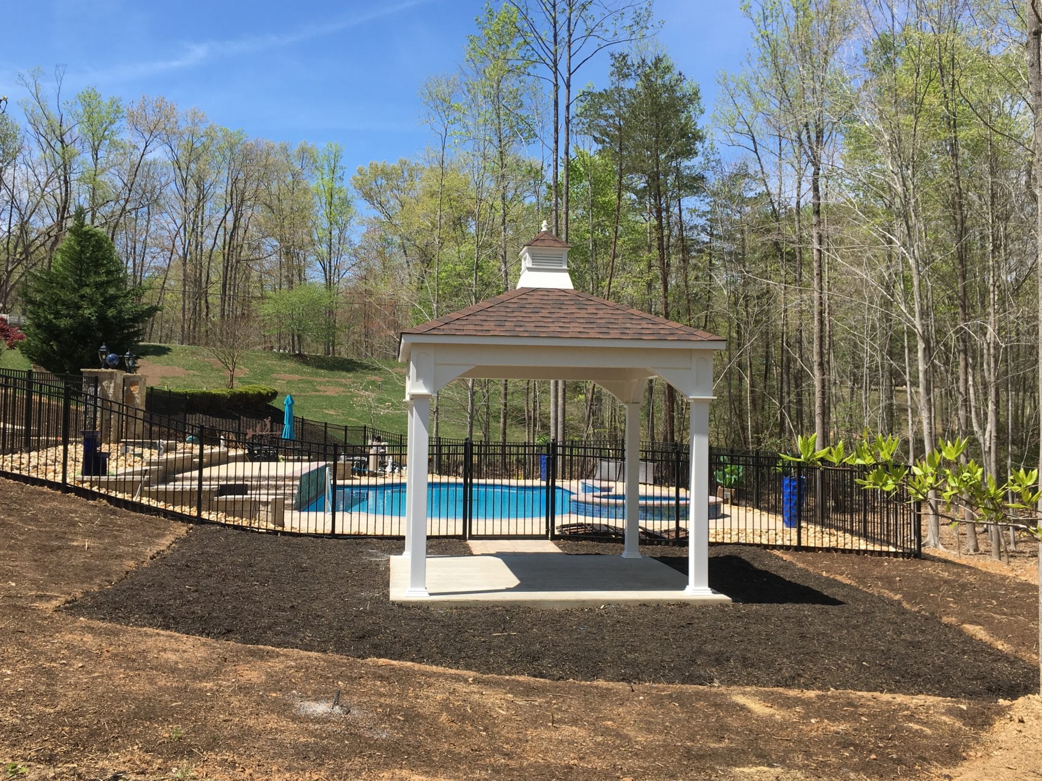 10x10 Shoreline Vinyl Pavilion