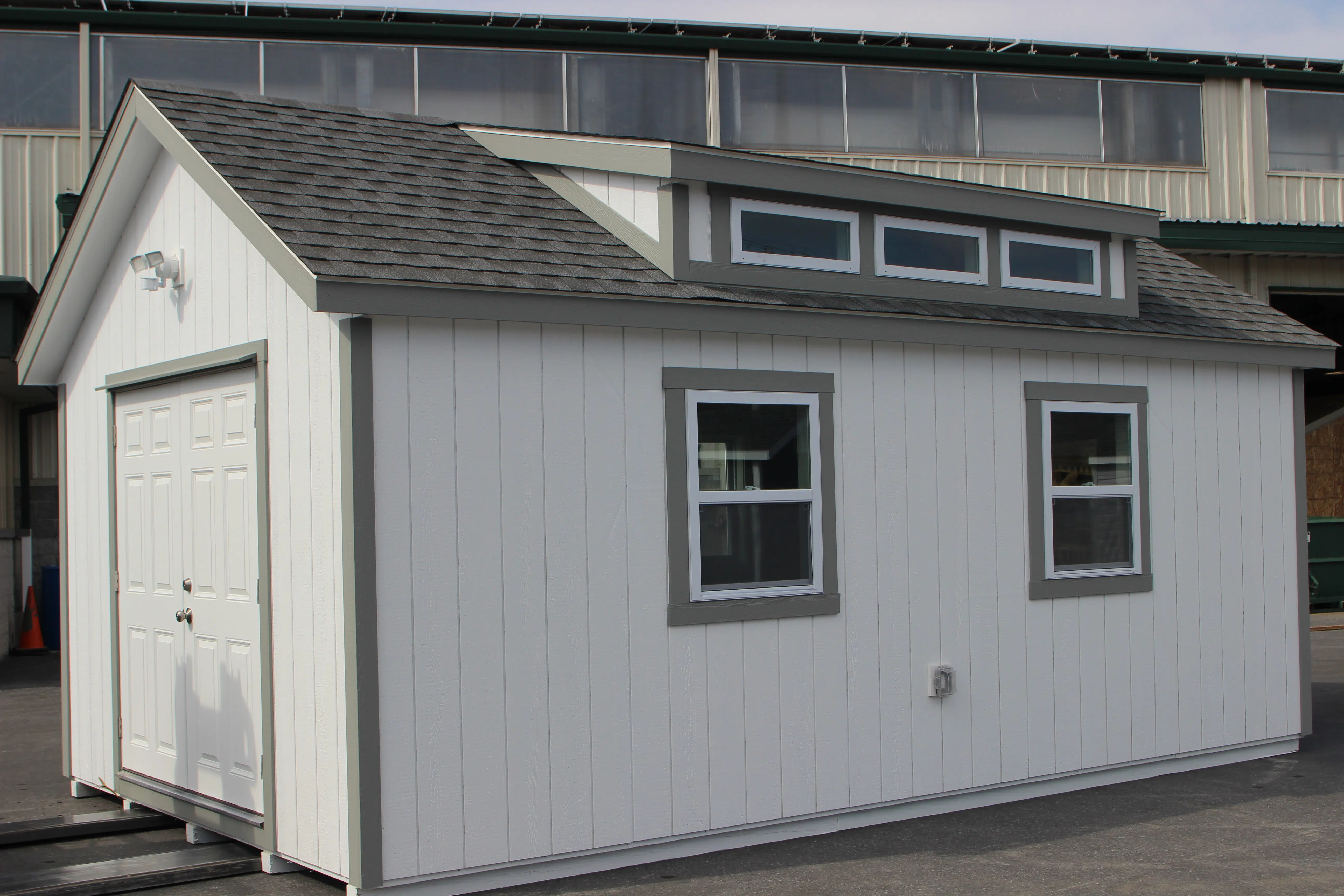 12x20 Wood Workshop with Finished Interior 1