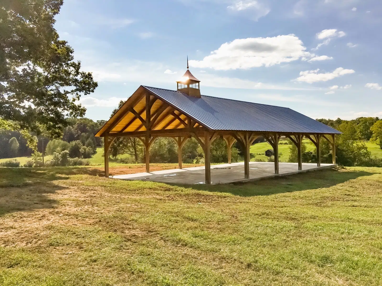 30x60 Kingston Timber Frame Pavilion 1