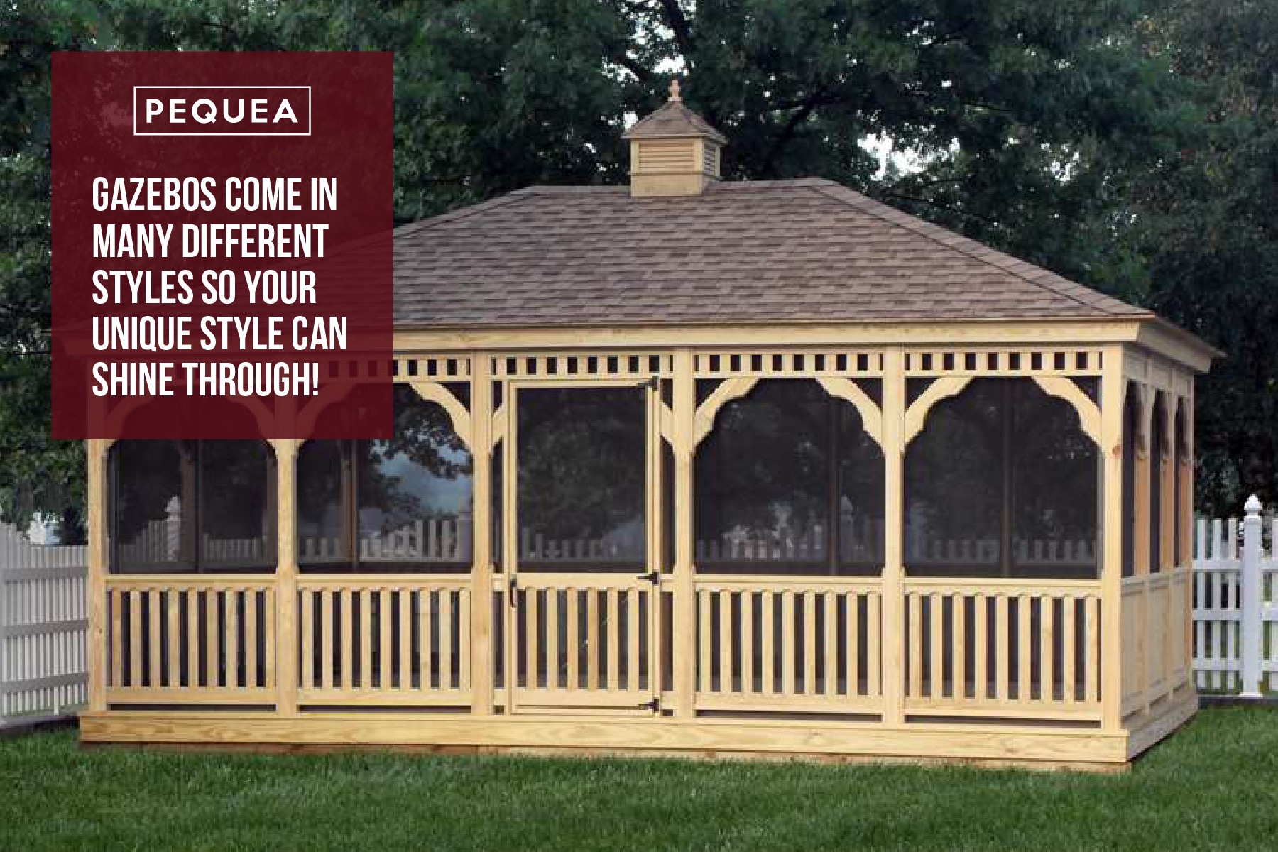 gazebos come in many different designs and styles