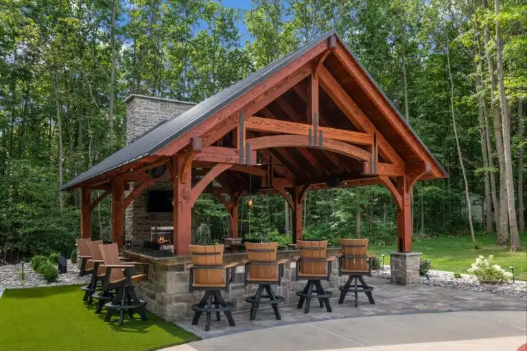 20x30 Grand Teton Timber Frame Pavilion