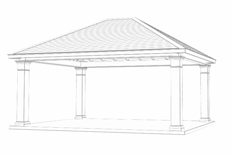 Caribbean Wireframe sketch