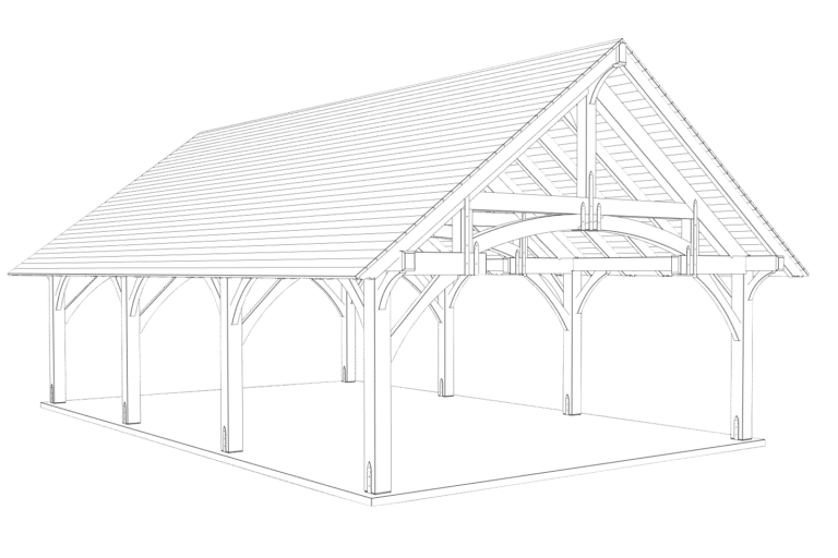 Sketch of Grand Teton Pavilion