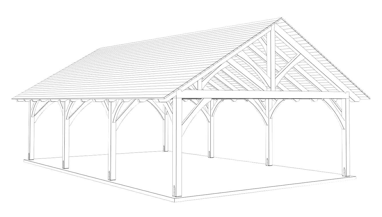 Kingston Wireframe with patio foundation