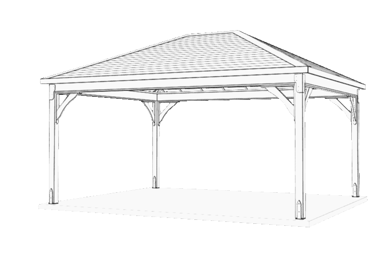 Lakefront wireframe sketch
