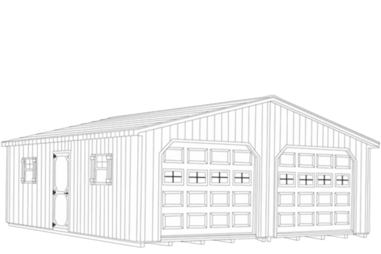 Modular Garage with no background