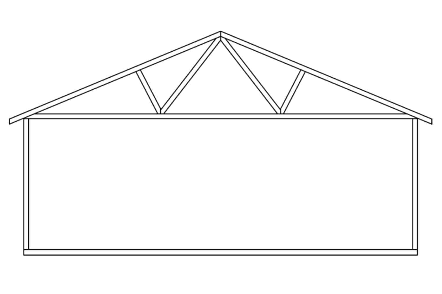The A-Frame Garage 1 A-Frame Truss Garage sketch